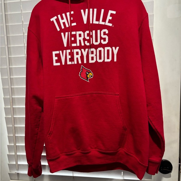 Red Hoodie Seatshirt - Picture 2 of 7